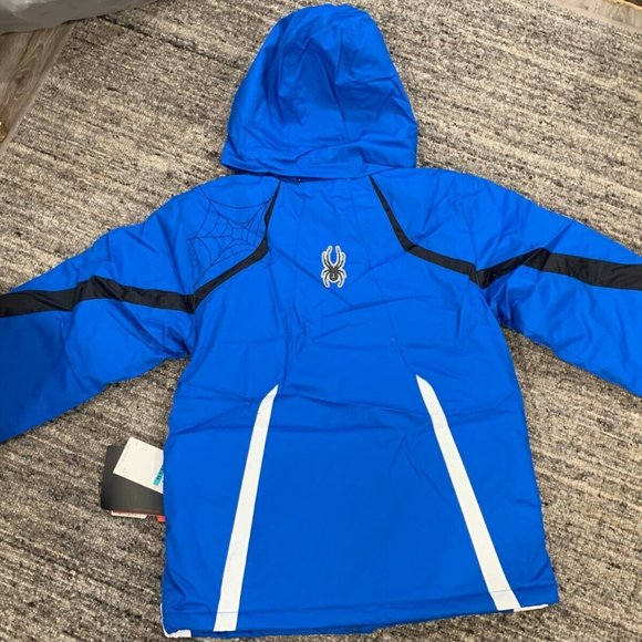 New with tags, authentic
SPYDER Active Sports Boy's GUARD Jacket Blue/White - Picture 7 of 8